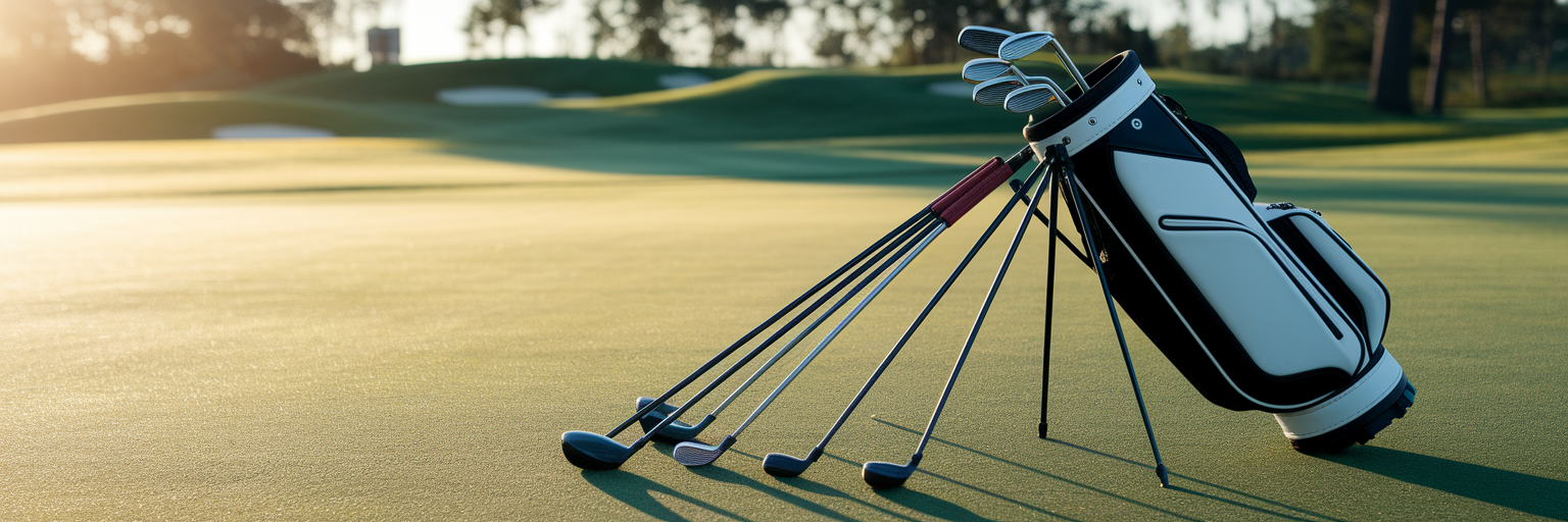 Golfschlägerset für Anfänger auf dem Fairway